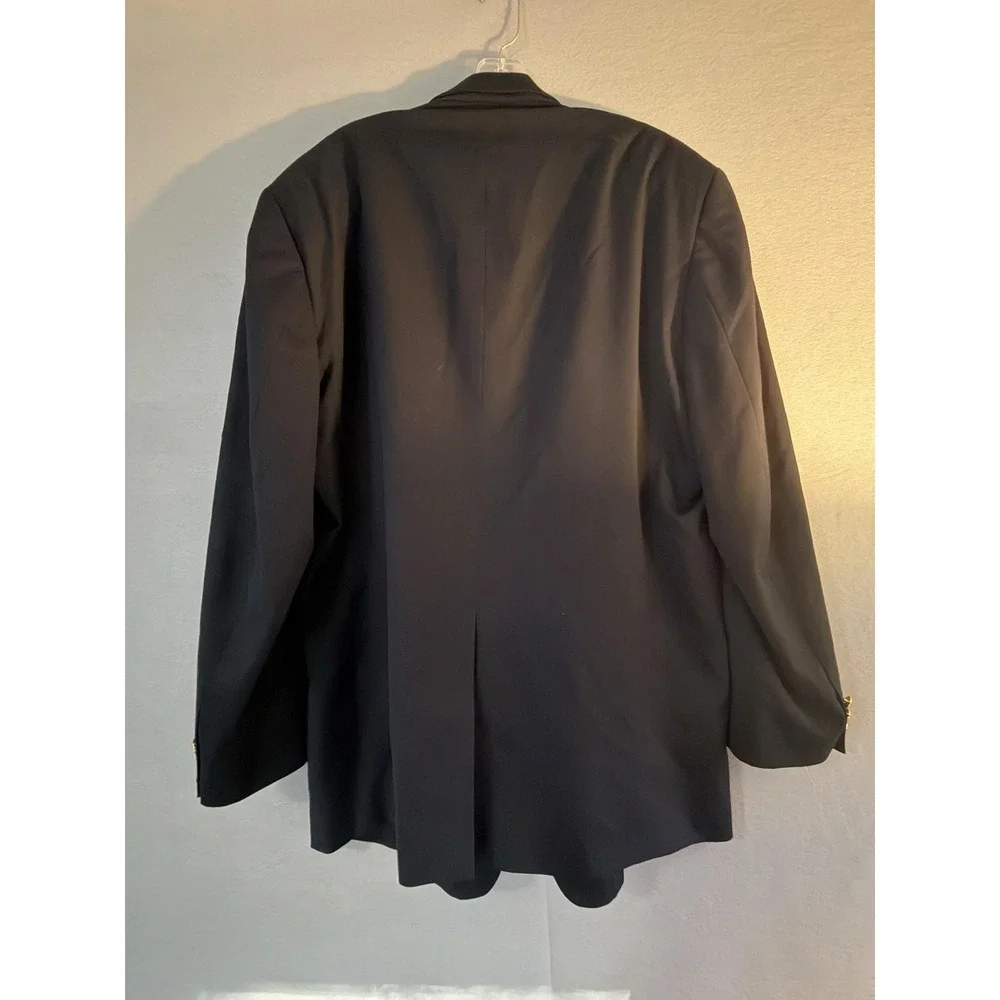 Joseph & Feiss International Blazer Sport Coat Mens 50L Blue Gold Button Jacket
